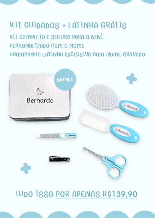 Promoção kit cuidados + ganhe latinha